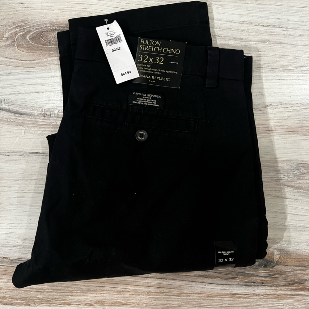 Stretch Chino Mens Banana Republic NWT